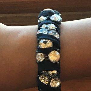 J. Crew Ribbon Wrapped Jewel Bracelet